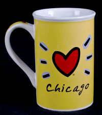 Luke a Tuke CHICAGO Tall Cappuccino Coffee Mug